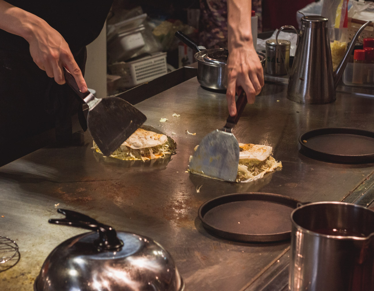 Japonia restauracja okonomiyaki Hiroshima