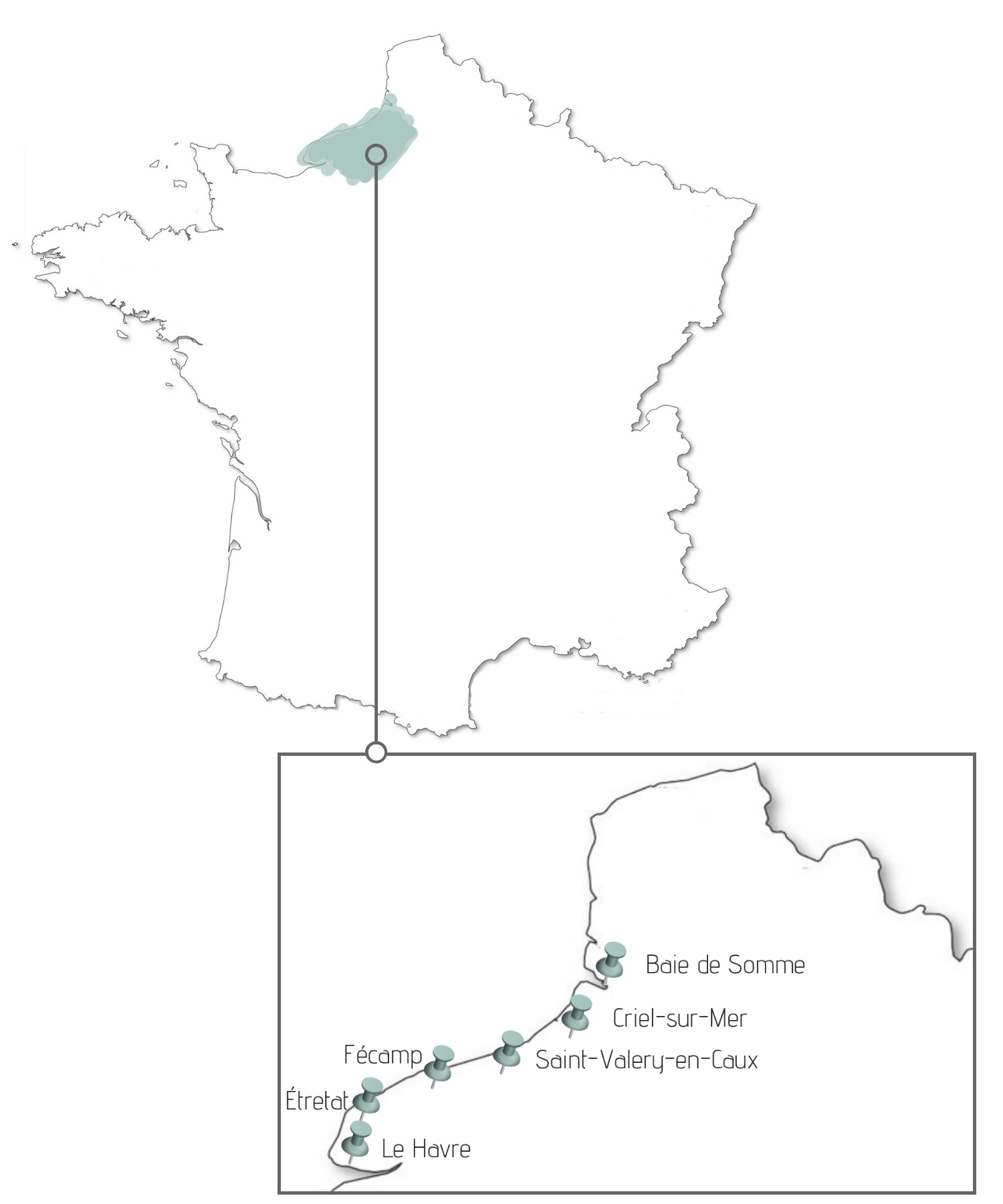 Normandia mapa