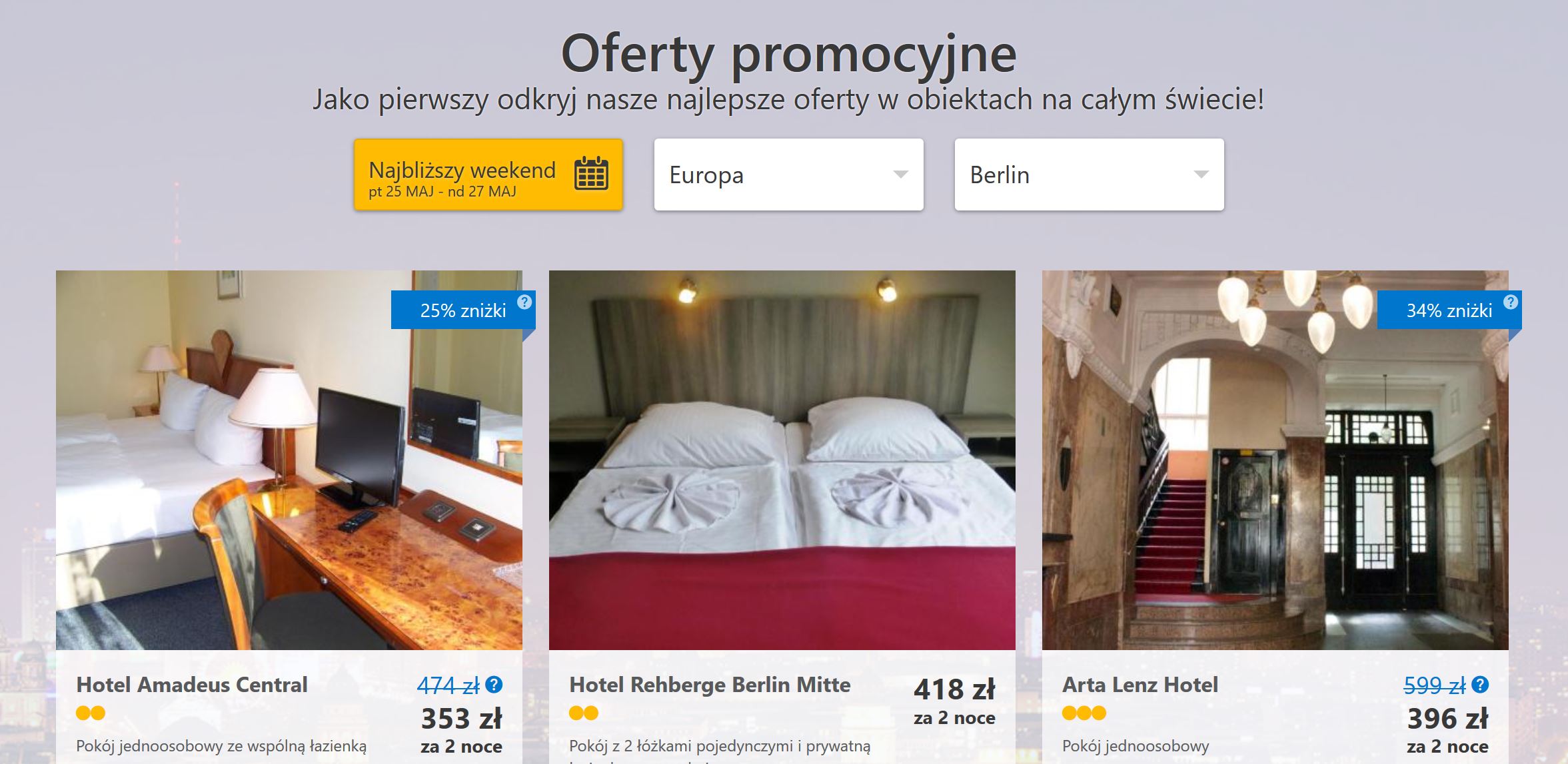 Booking - oferty promocyjne